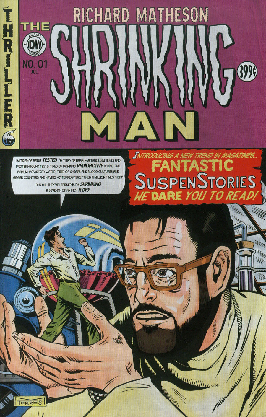 Shrinking Man #1 Cover B Variant Mark Torres EC Comics Subscription Cover