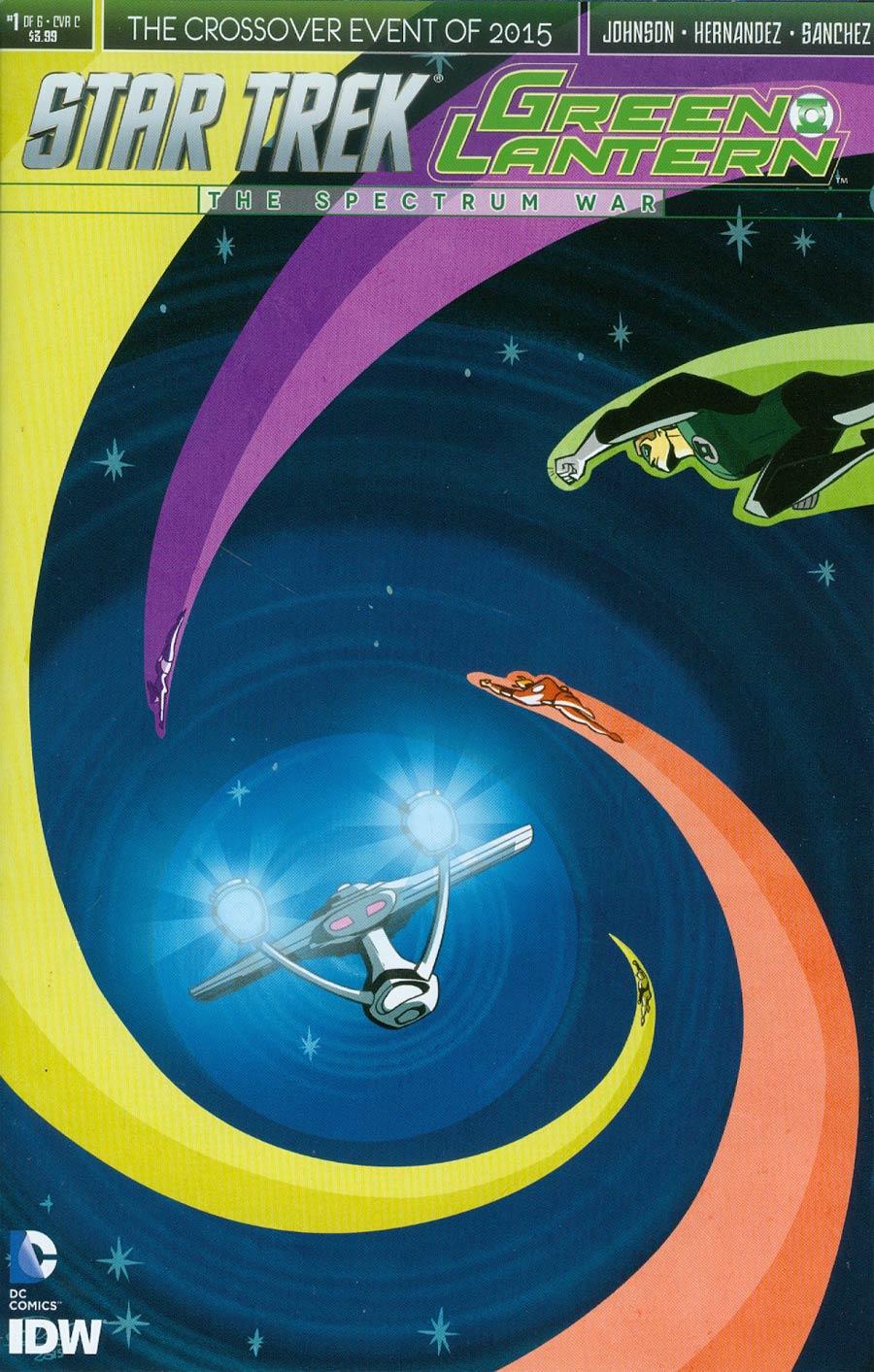 Star Trek Green Lantern #1 Cover C Variant Elsa Charretier Cover