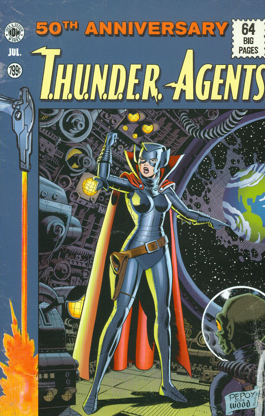 THUNDER Agents 50th Anniversary Special Cover B Variant Andrew Pepoy EC Comics Subscription Cover