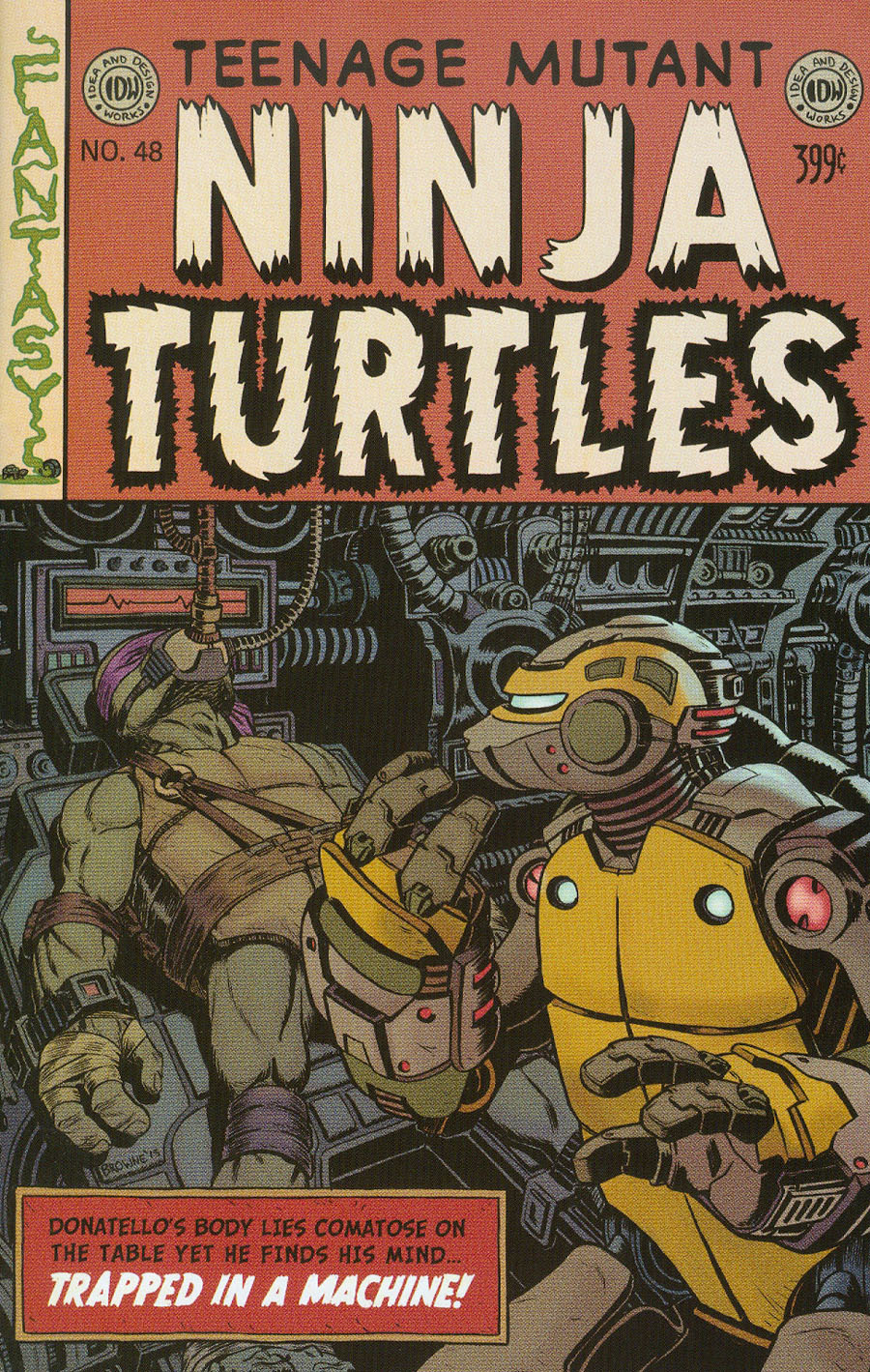 Teenage Mutant Ninja Turtles Vol 5 #48 Cover C Variant Ryan Browne EC Comics Subscription Cover