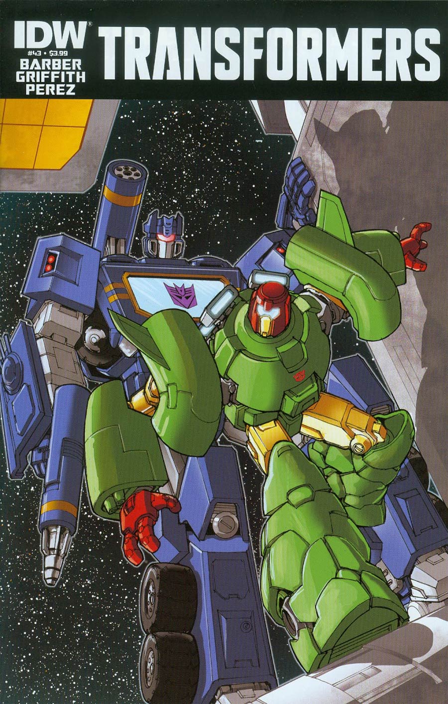 Transformers Vol 3 #43 Cover A Regular Andrew Griffith Cover