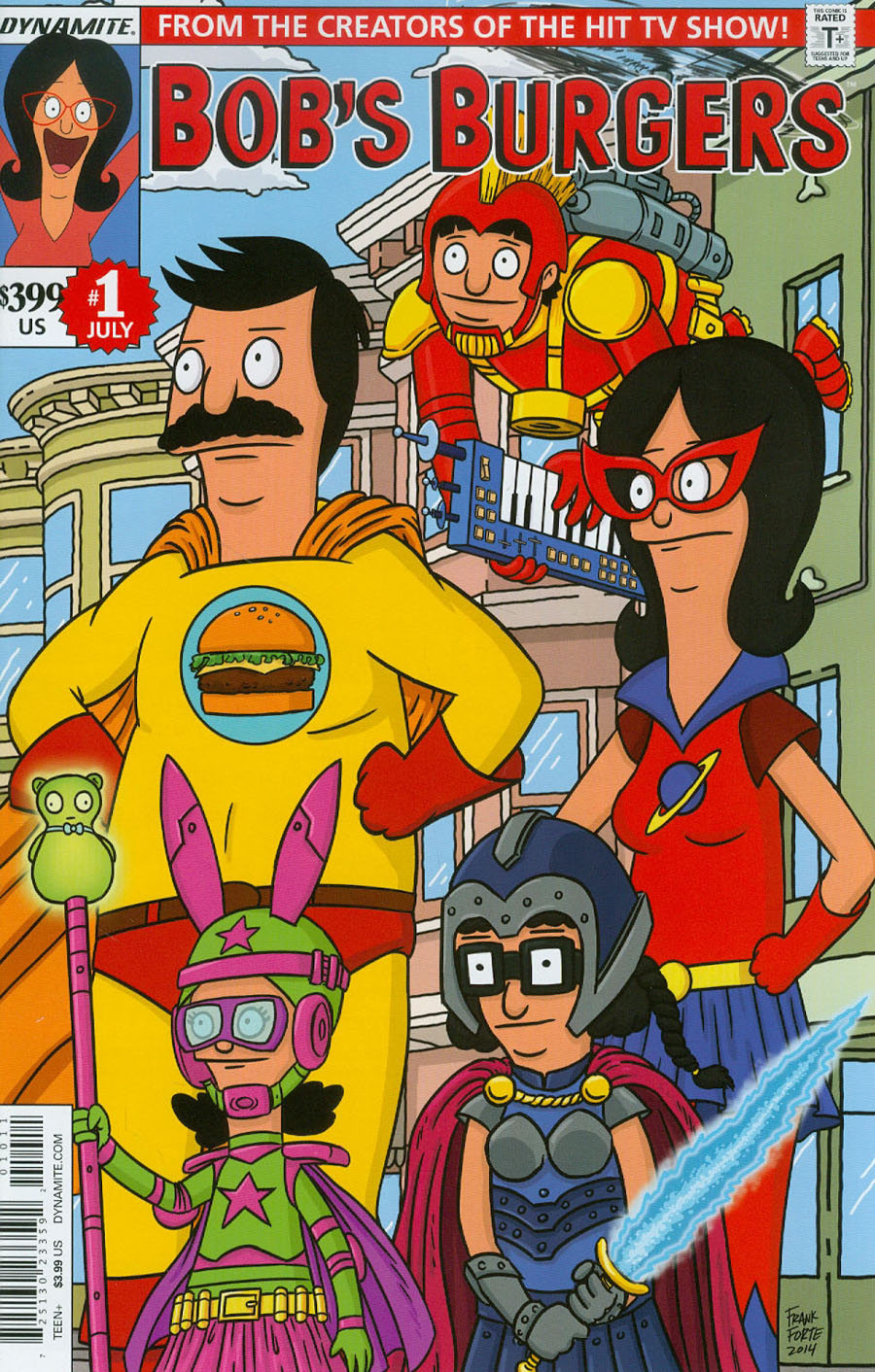 Bobs Burgers Vol 2 #1 Cover A Regular Frank Forte Cover