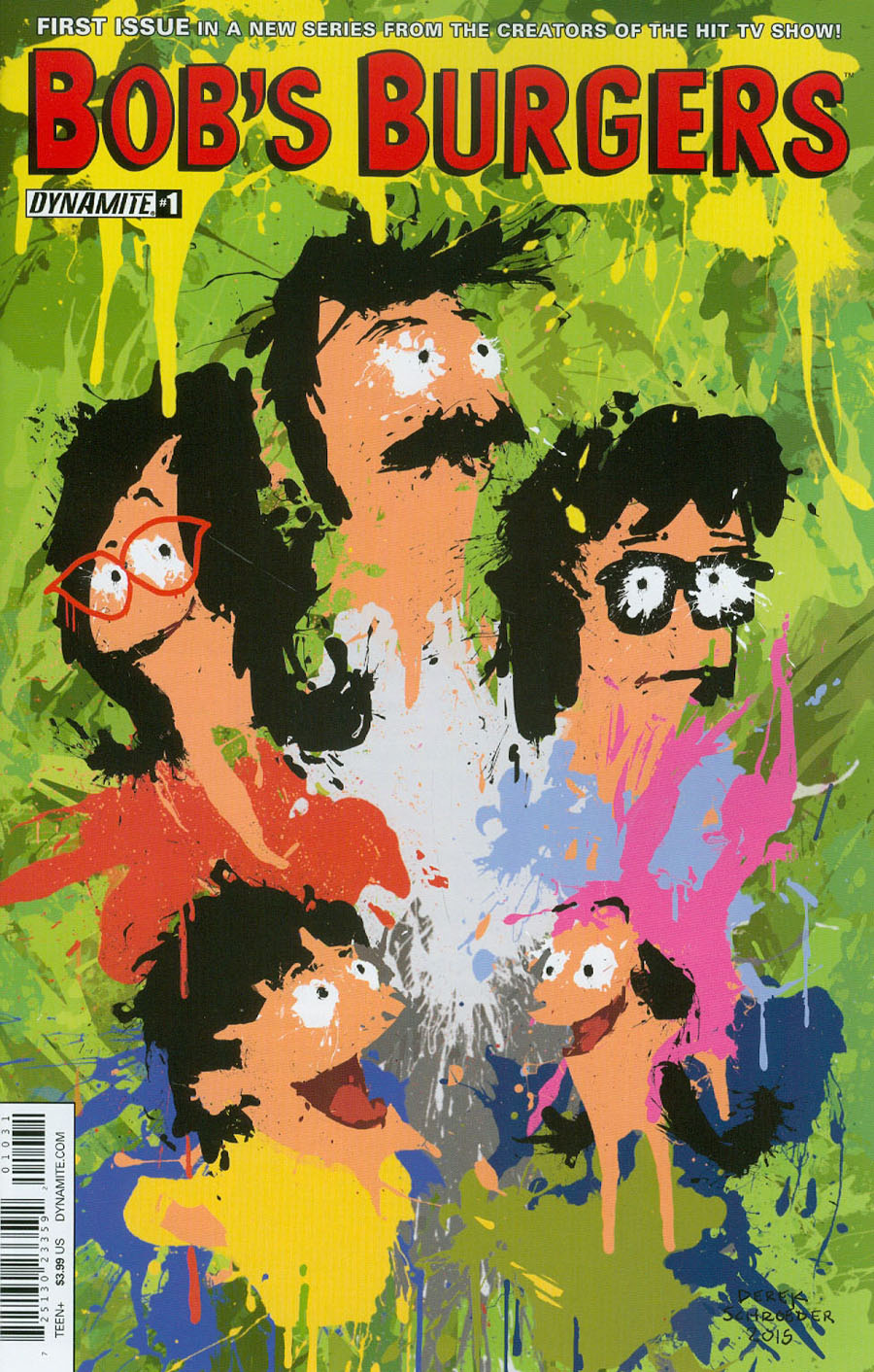 Bobs Burgers Vol 2 #1 Cover C Variant Derek Schroeder Work Of Art Cover