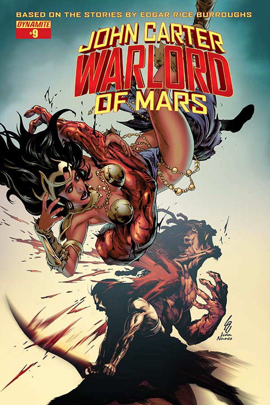 John Carter Warlord Of Mars Vol 2 #9 Cover D Variant Jonathan Lau Subscription Cover