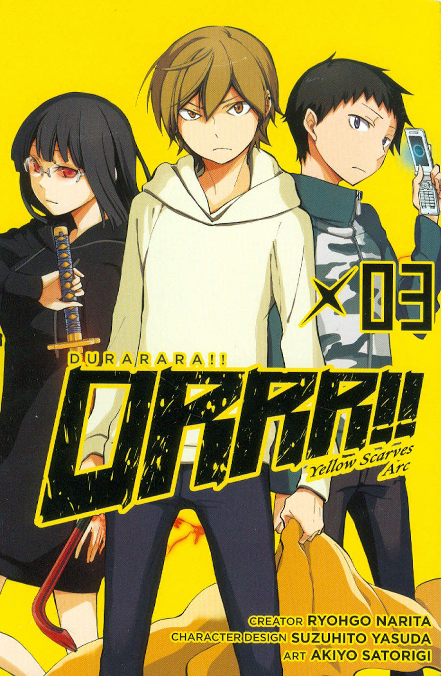 Durarara Yellow Scarves Arc Vol 3 TP