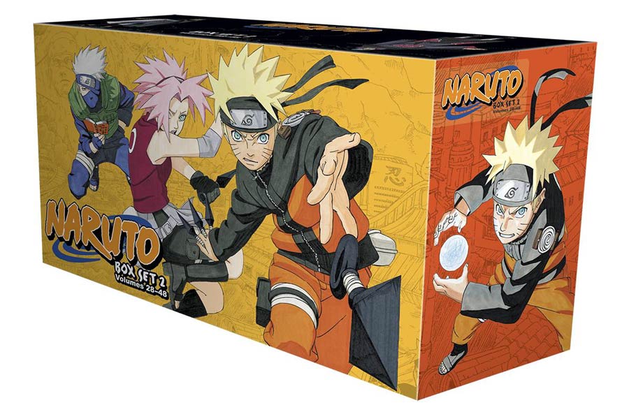 Naruto Box Set 2 Vols 28-48 GN