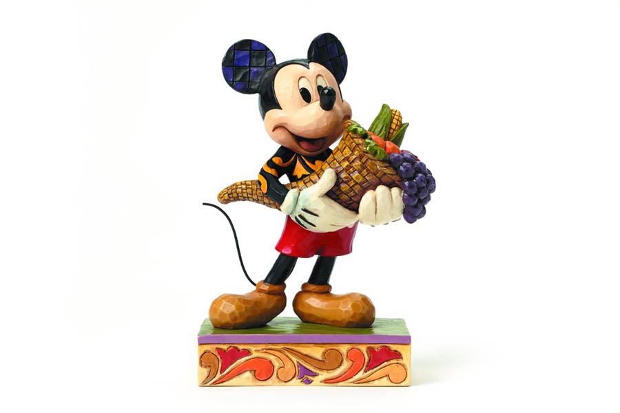Disney Traditions Autumn Mickey Mouse Figurine