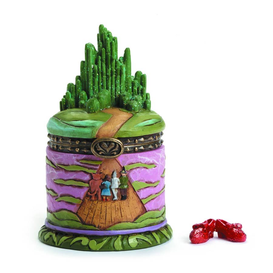 Wizard Of Oz By Jim Shore Emerald City Treasure Box
