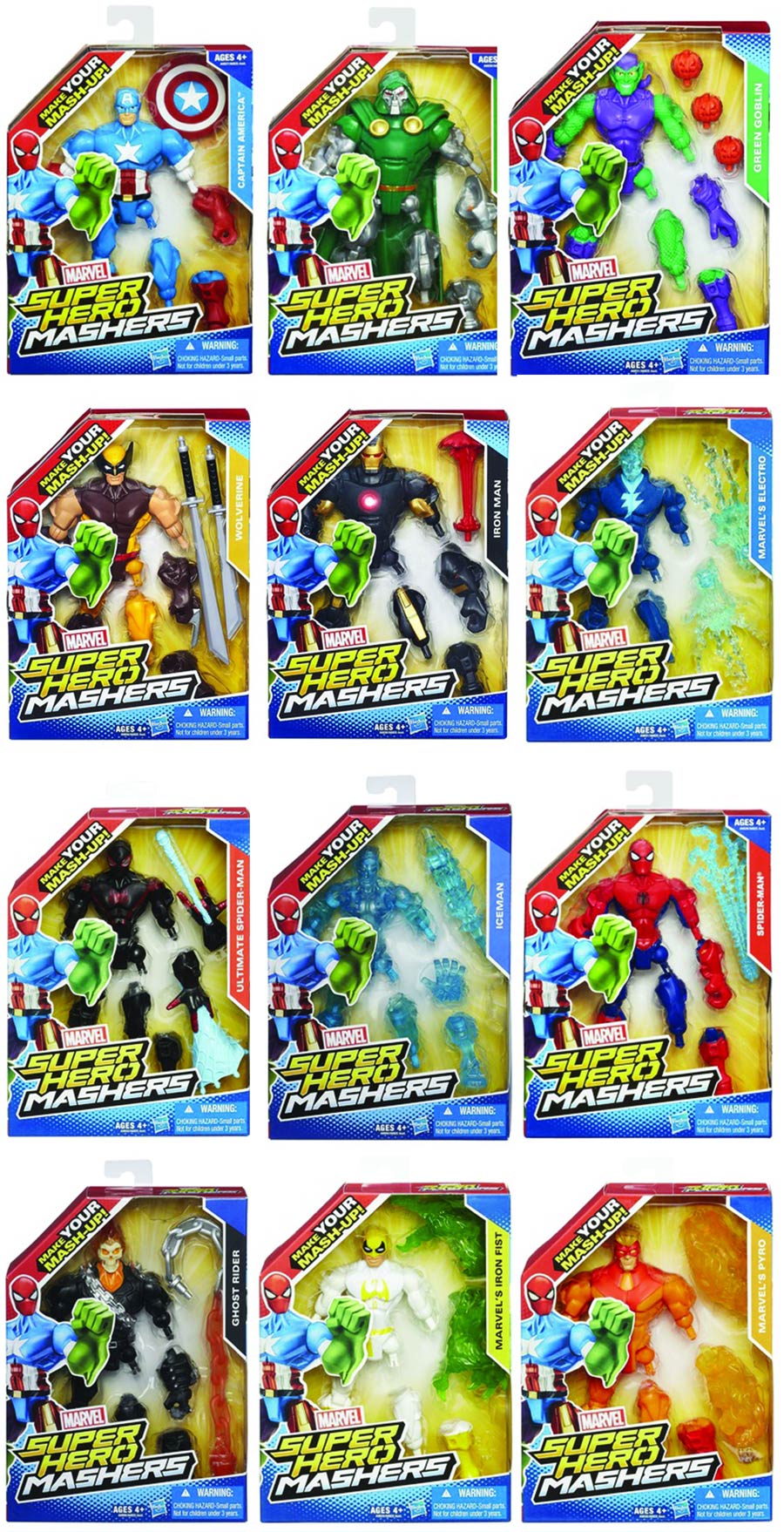 Avengers Super Hero Mashers 6-Inch Action Figure Assortment Case 201501