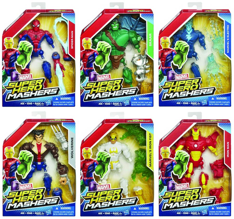 Avengers Super Hero Mashers 6-Inch Action Figure Assortment Case 201502