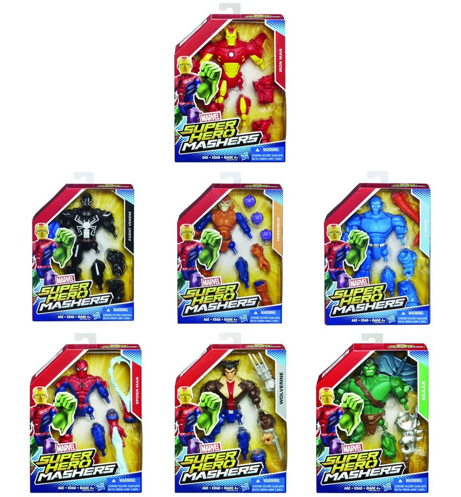 Avengers Super Hero Mashers 6-Inch Action Figure Assortment Case 201503