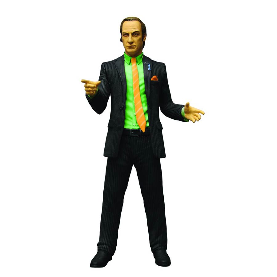 Breaking Bad Saul Goodman Previews Exclusive Green Shirt 6-Inch Action Figure