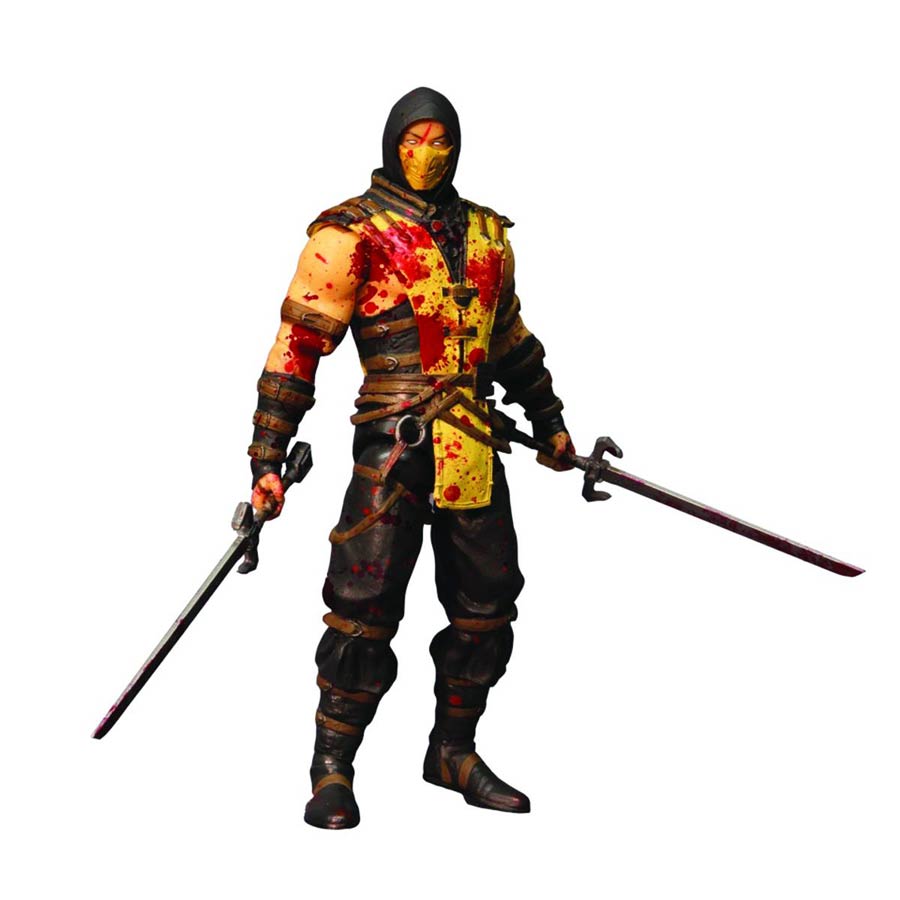 Mortal Kombat X Scorpion Bloody Variant Previews Exclusive 6-Inch Action Figure