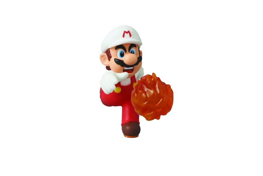 Nintendo Super Mario Bros Ultra Detail Figure Series 2 New Super Mario Bros U Fire Mario Figure