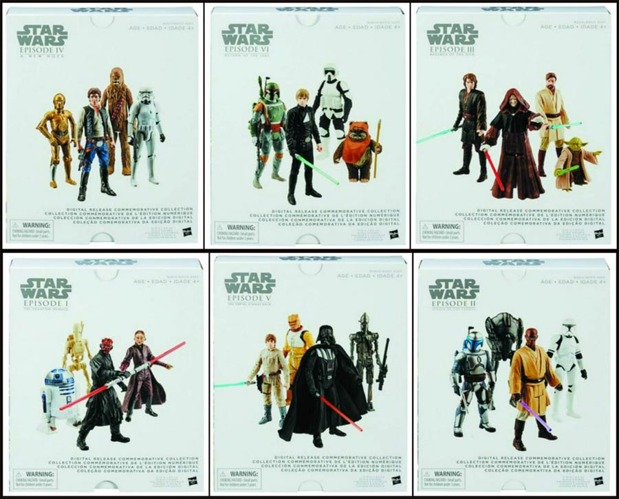 Star Wars Digital Collection Action Figure 4-Pack Assortment Case