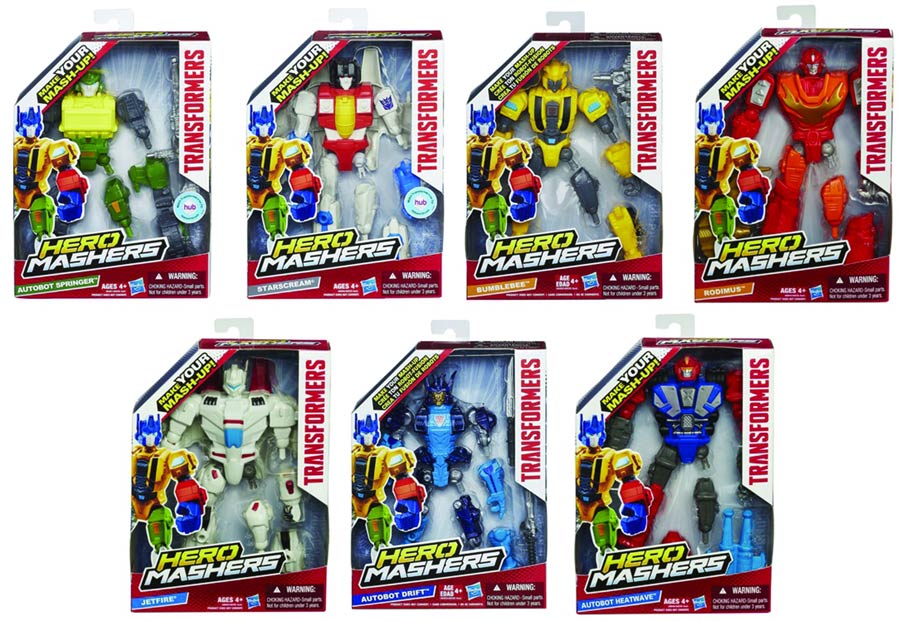 Transformers Hero Mashers 6-Inch Action Figure Assortment Case 201502
