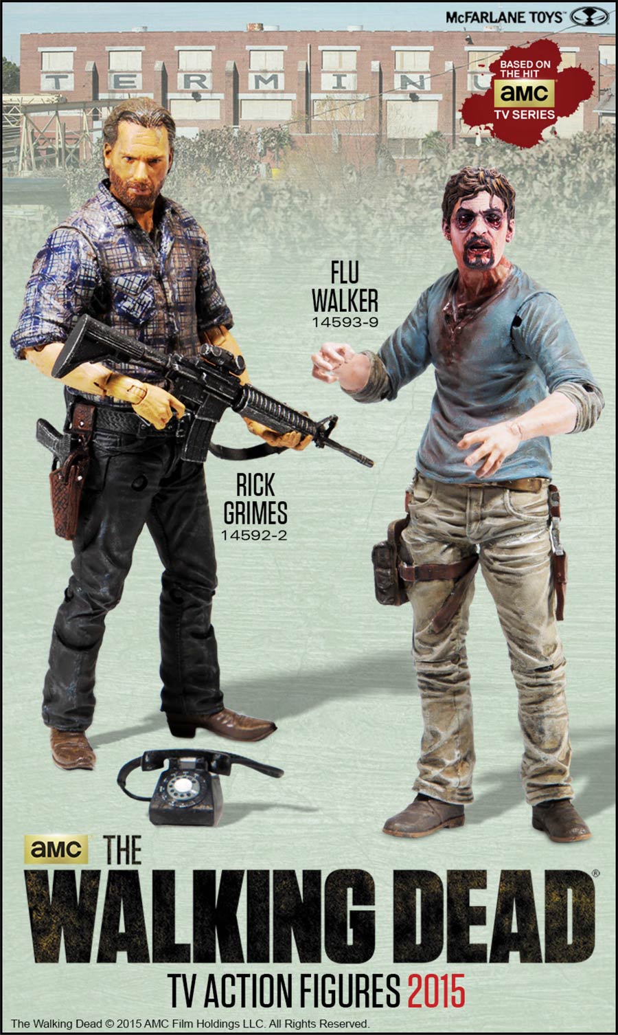 Walking Dead TV Series 7 Wave 2 Action Figure Assortment Case
