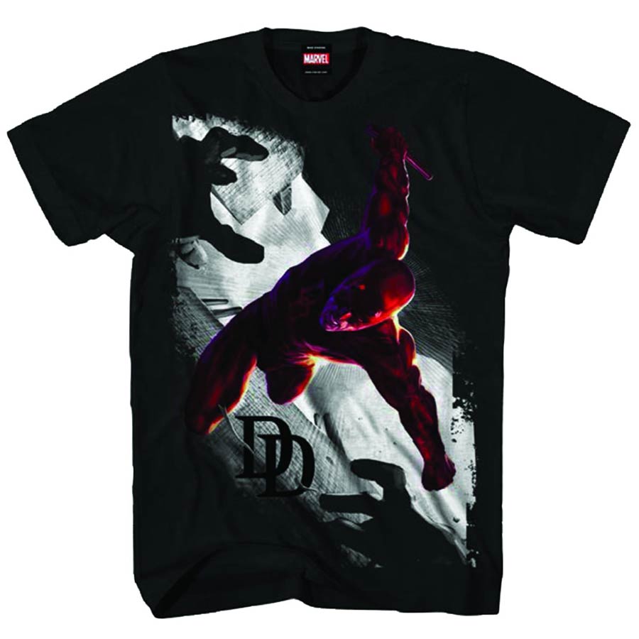 Daredevil Repent Previews Exclusive Black T-Shirt Large