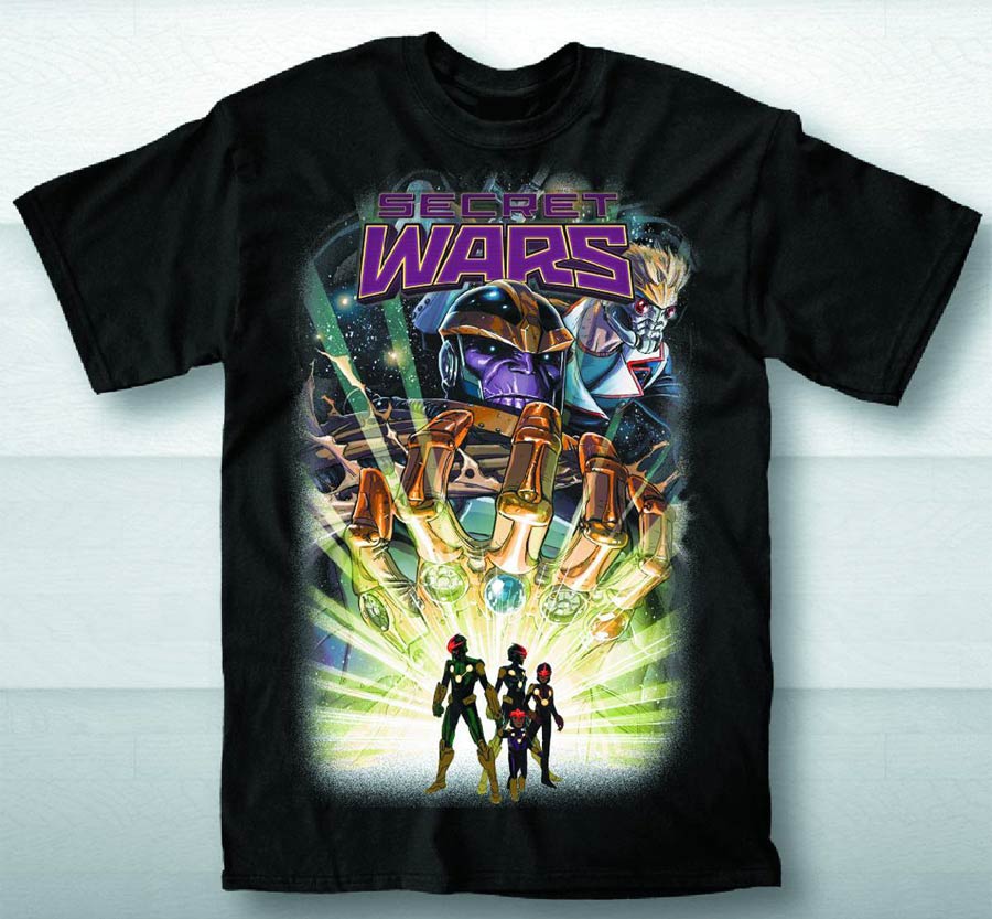 Secret Wars Galactic Secret Wars Previews Exclusive Black T-Shirt Large