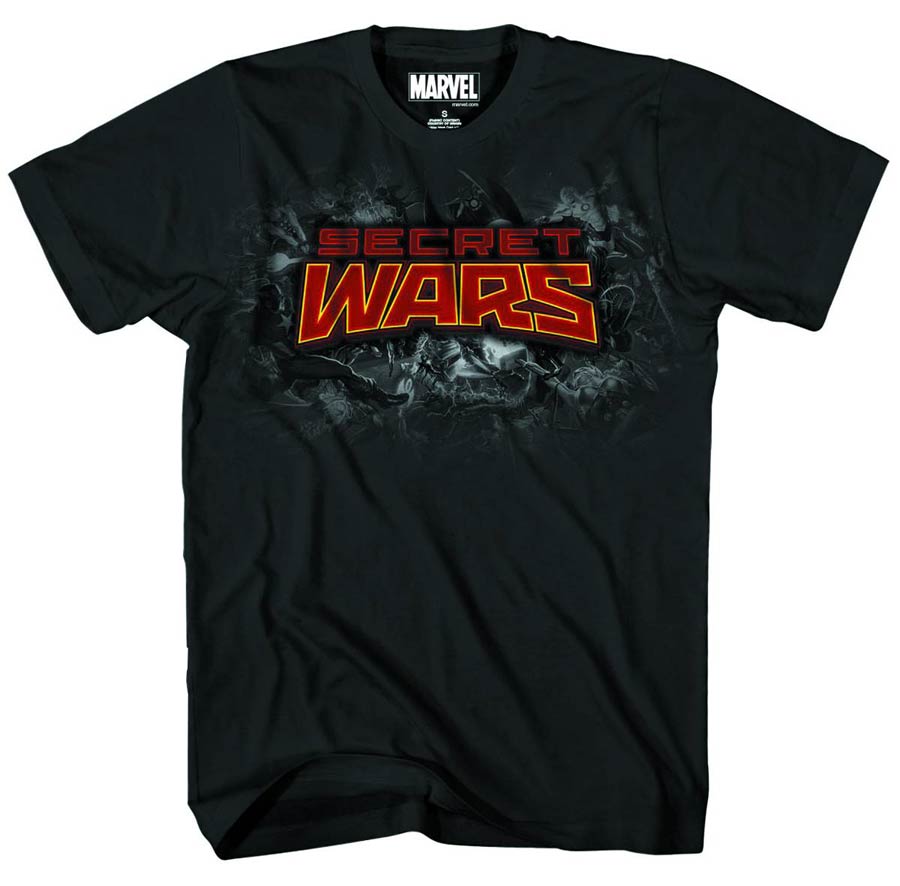 Secret Wars In Plain View Previews Exclusive Black T-Shirt Large