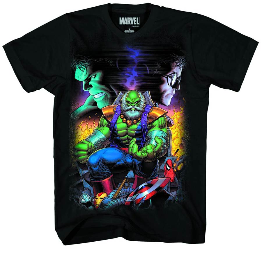 Secret Wars Throne Of Fire Previews Exclusive Black T-Shirt Large