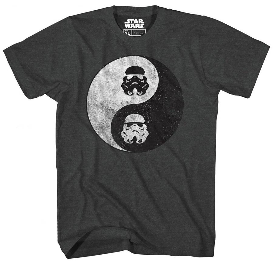 Star Wars Troop Yang Charcoal Heather T-Shirt Large