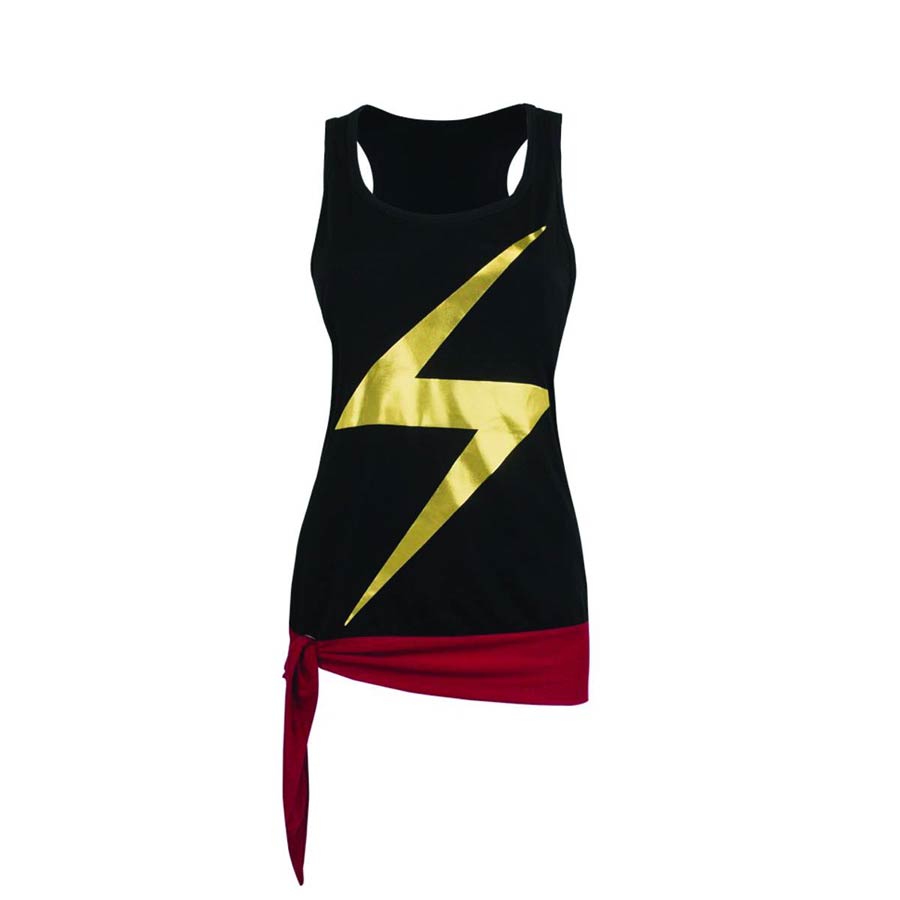 Ms Marvel Womens Tank T-Shirt Large