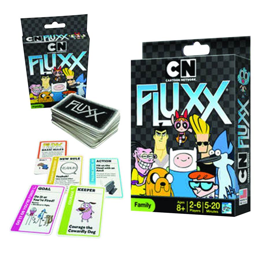 Cartoon Network Fluxx Card Game Display