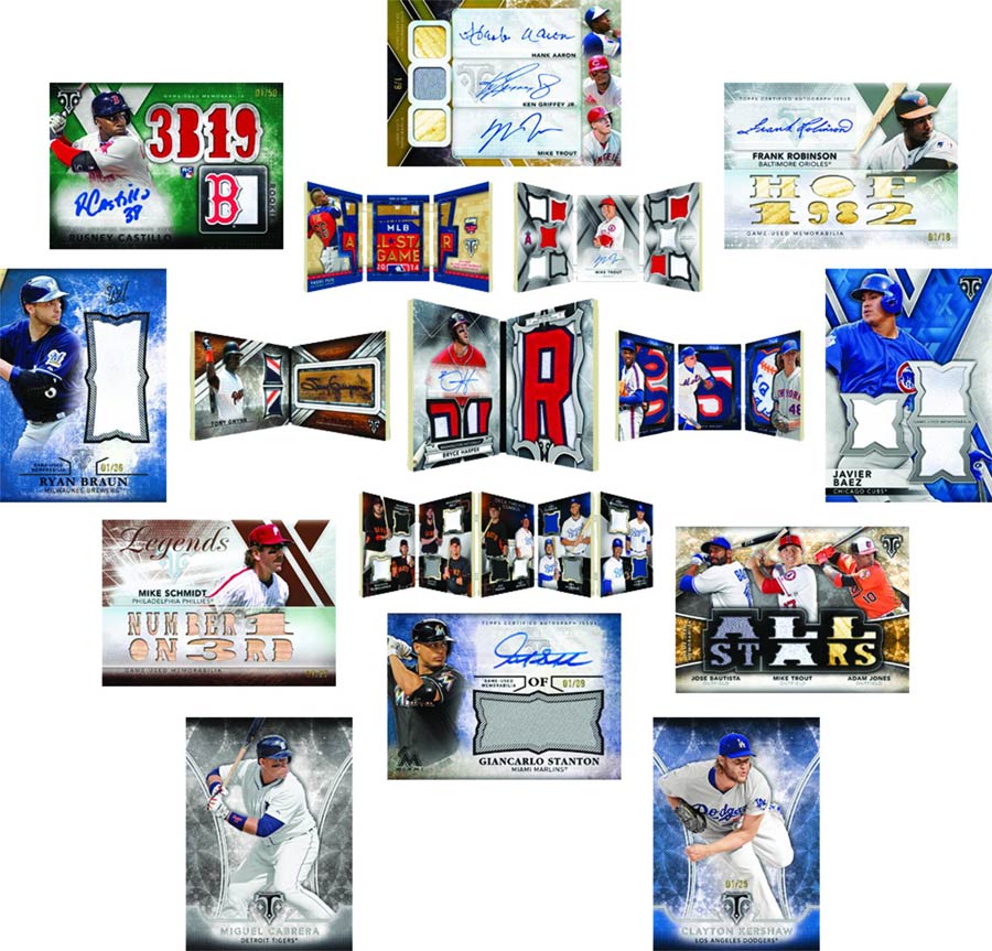 Topps 2015 Triple Threads Baseball Trading Cards Box