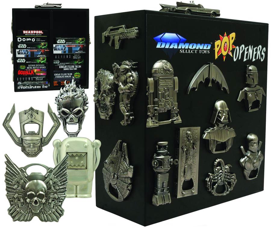Diamond Select Toys Bottle Opener Metal Display & Storage Case