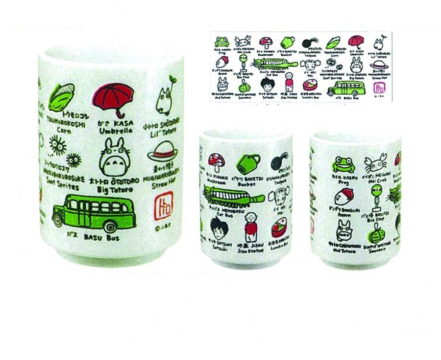 My Neighbor Totoro Japanese Teacup - Totoro And Friends