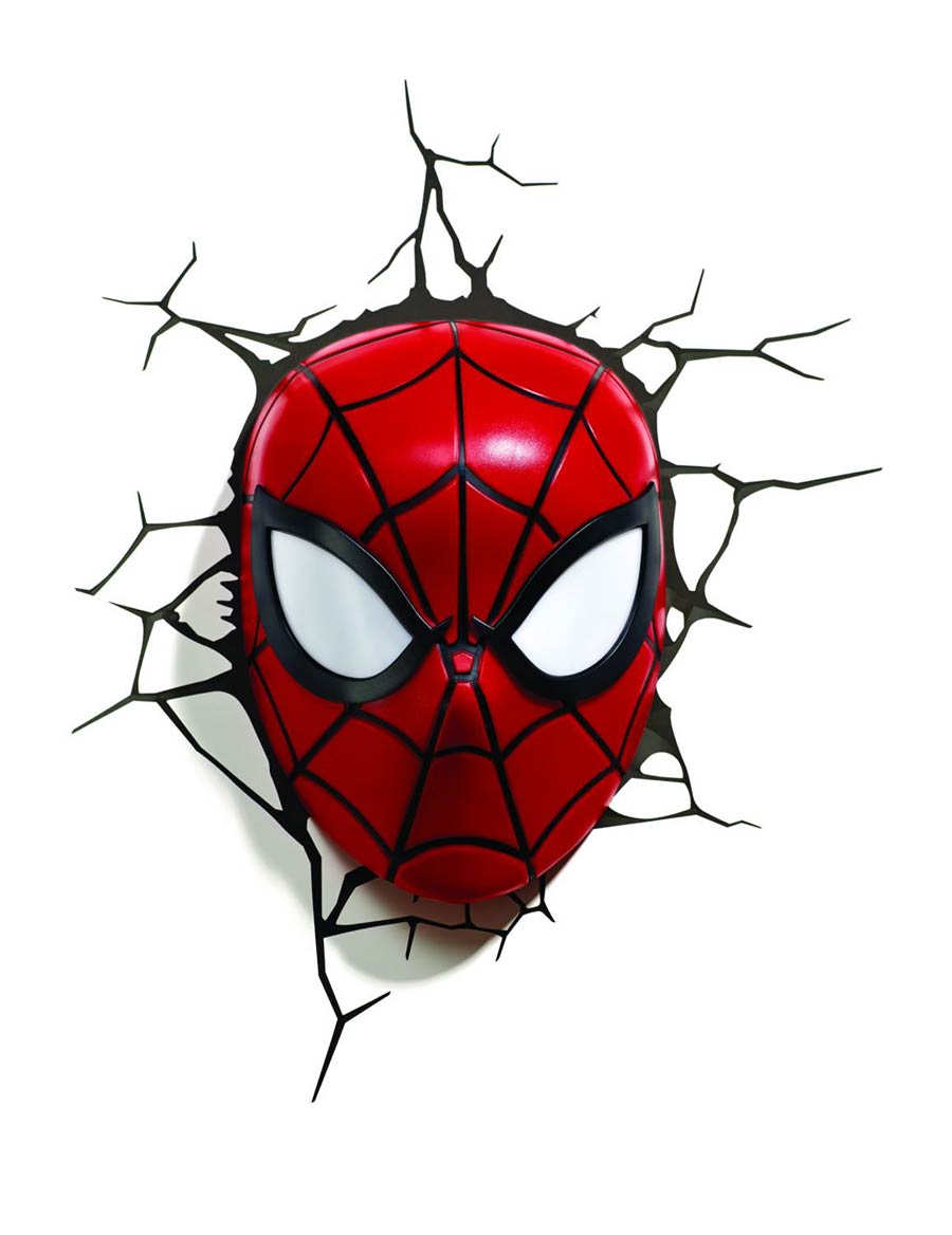 Marvel 3D Night Light - Spider-Man Face