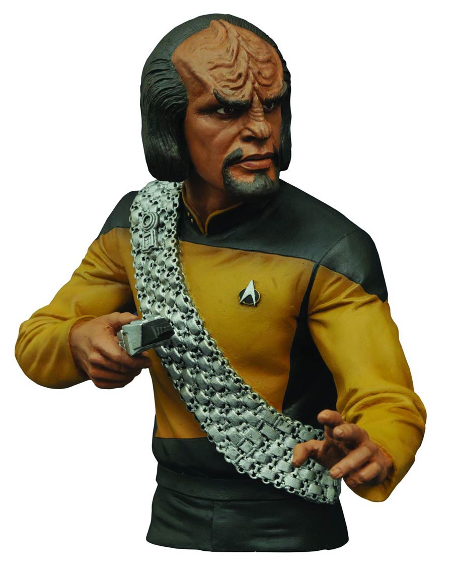 Star Trek The Next Generation Lt Worf Bust Bank