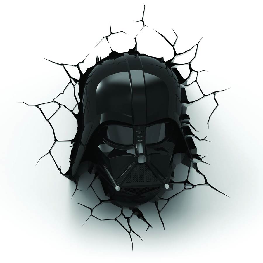Star Wars 3D Night Light - Darth Vader Helmet