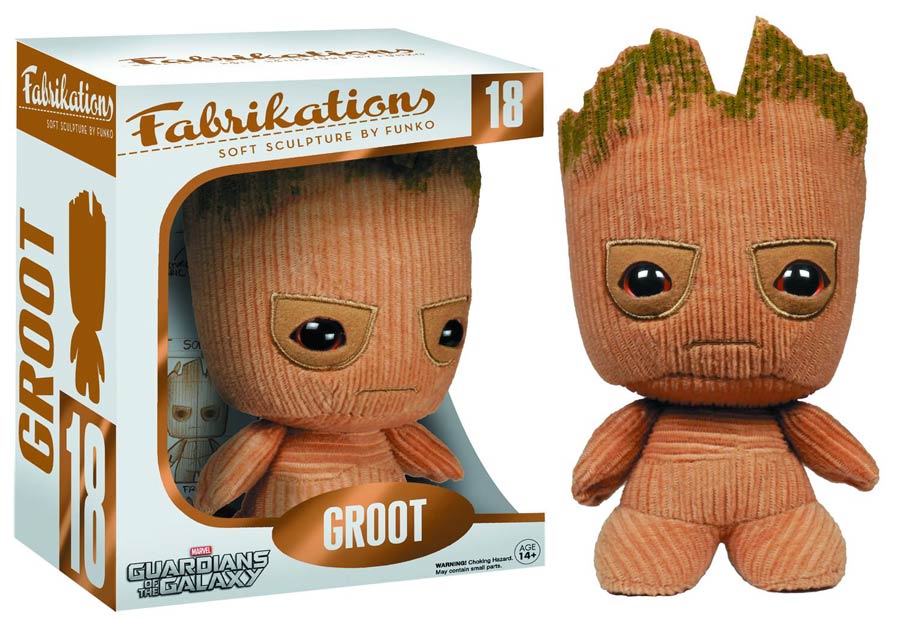 Fabrikations 18 Marvel Groot 6-Inch Sculpted Plushie