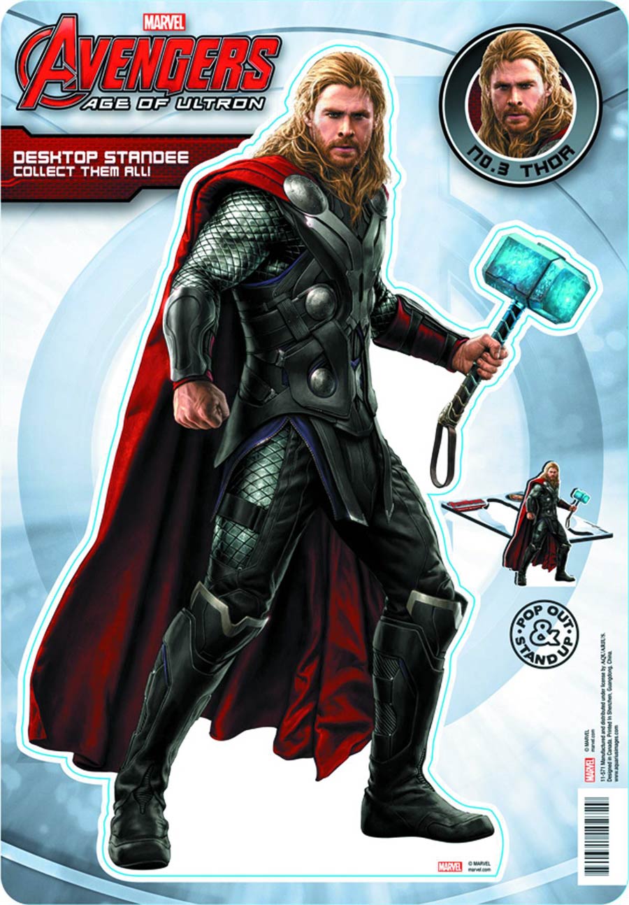 Marvel Comics Pop-Out Desktop Standee - Avengers Age Of Ultron Thor