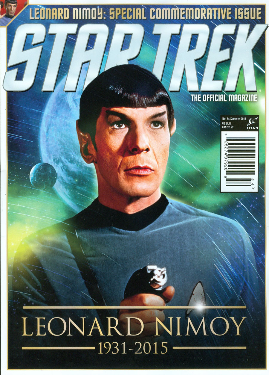 Star Trek Magazine #54 Summer 2015 Newsstand Edition