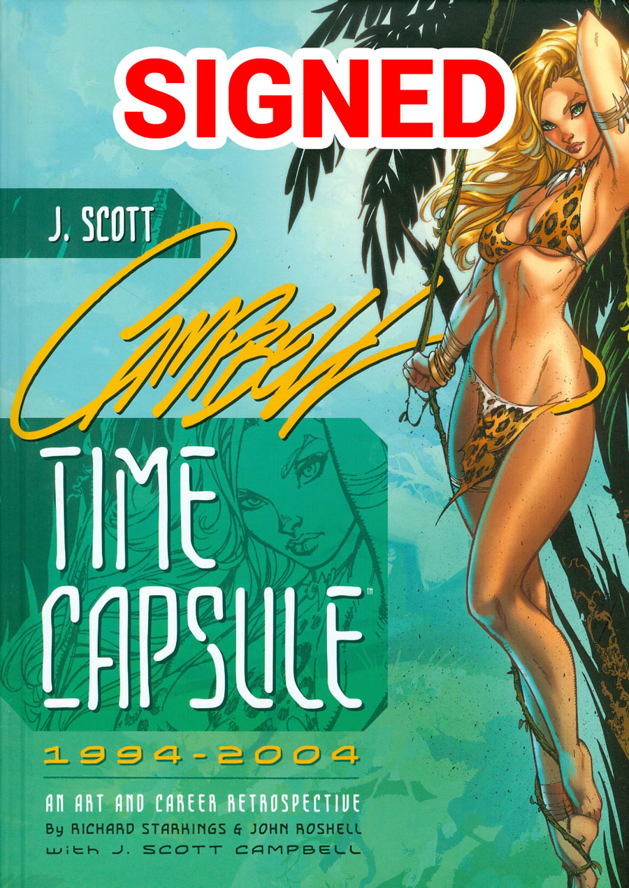 J Scott Campbell Time Capsule HC Limited Signed & Numbered Edition