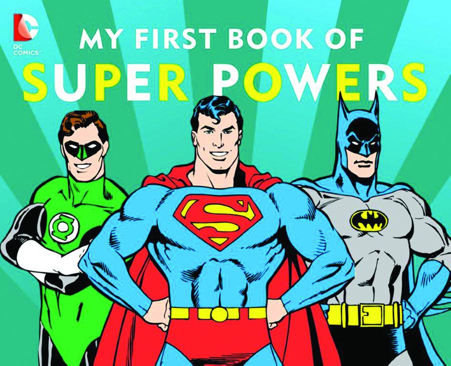 DC Super Heroes My First Book Of Superpowers Board Book TP