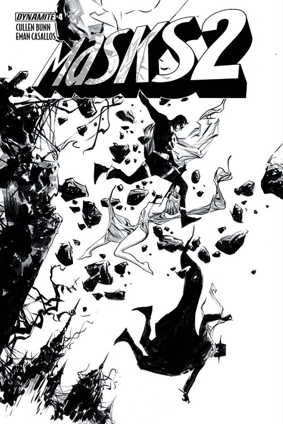 Masks 2 #4 Cover F Incentive Jae Lee Black & White Cover