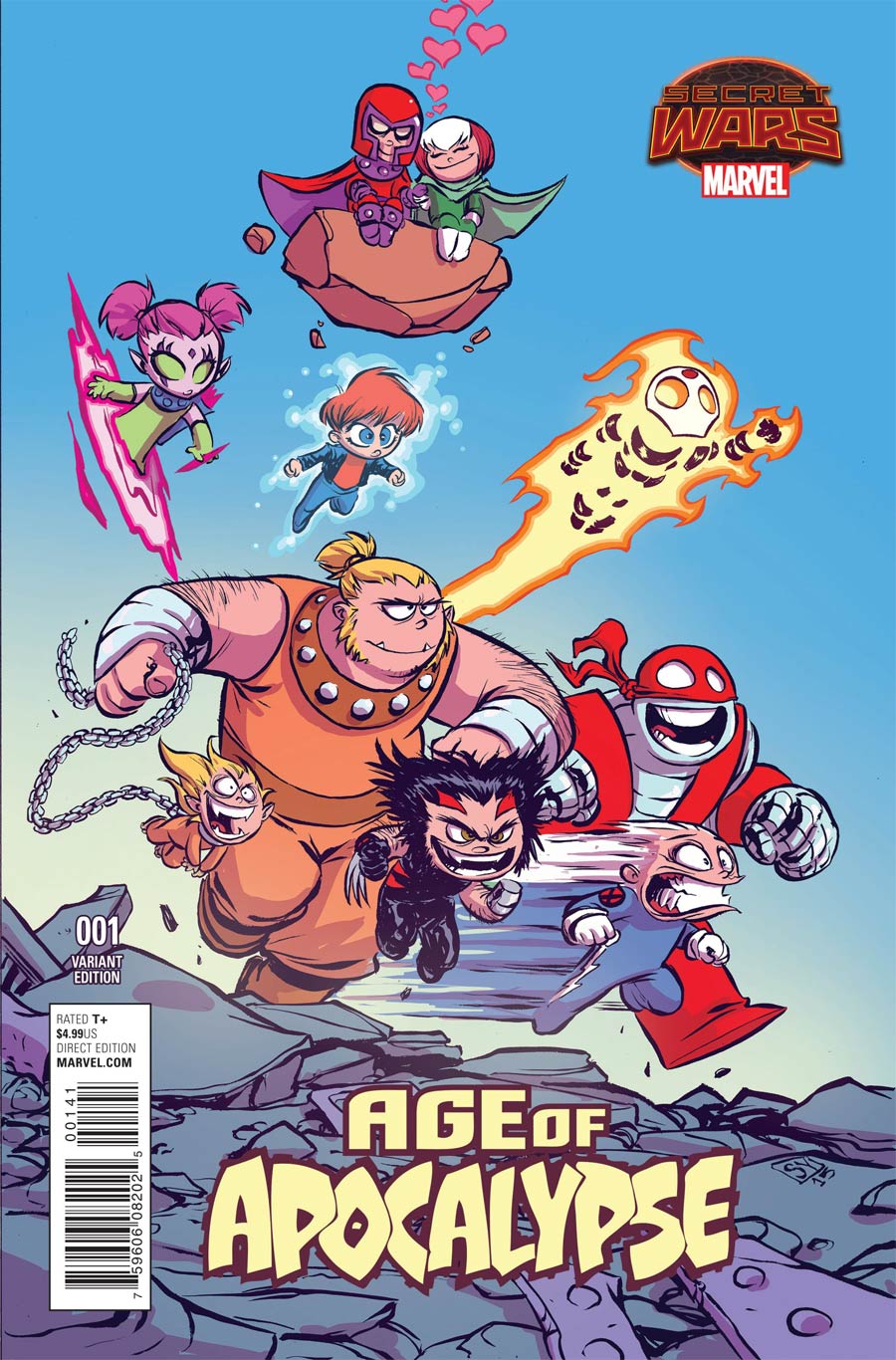 Age Of Apocalypse Vol 2 #1 Cover B Variant Skottie Young Baby Cover (Secret Wars Warzones Tie-In)