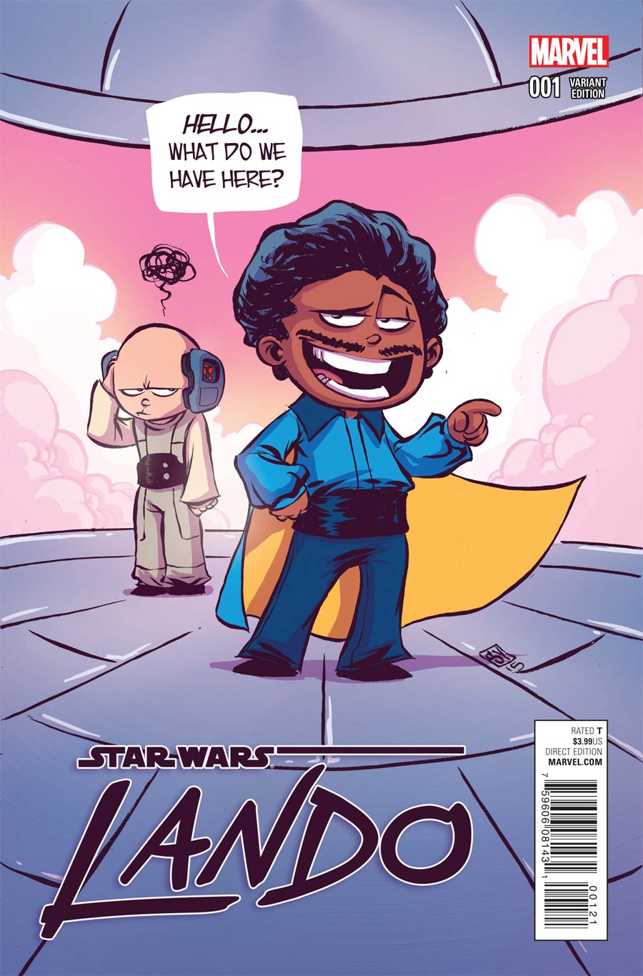 Star Wars Lando #1 Cover B Variant Skottie Young Baby Cover