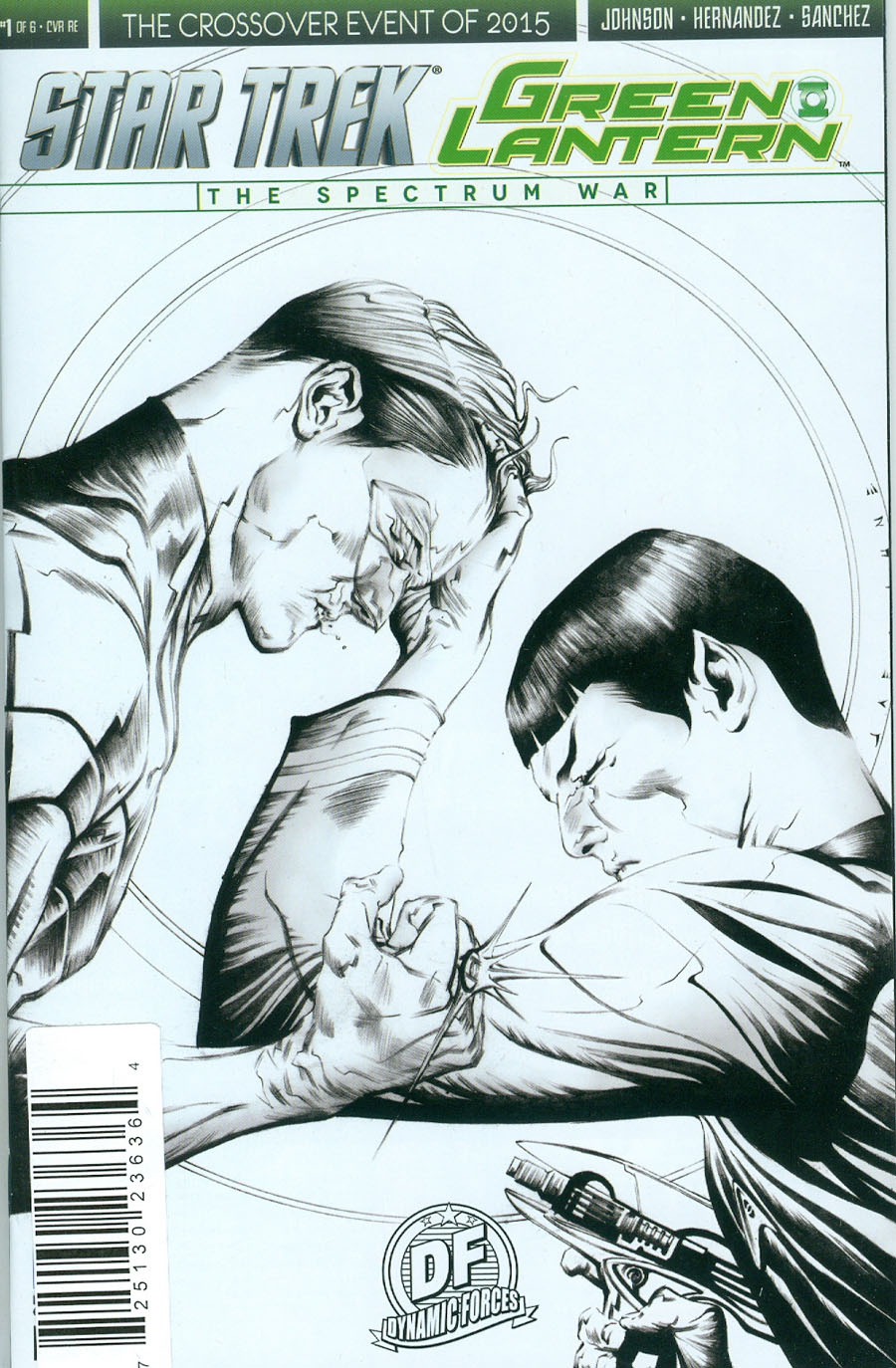 Star Trek Green Lantern #1 Cover L DF Exclusive Jae Lee Pure Line Art Variant Cover