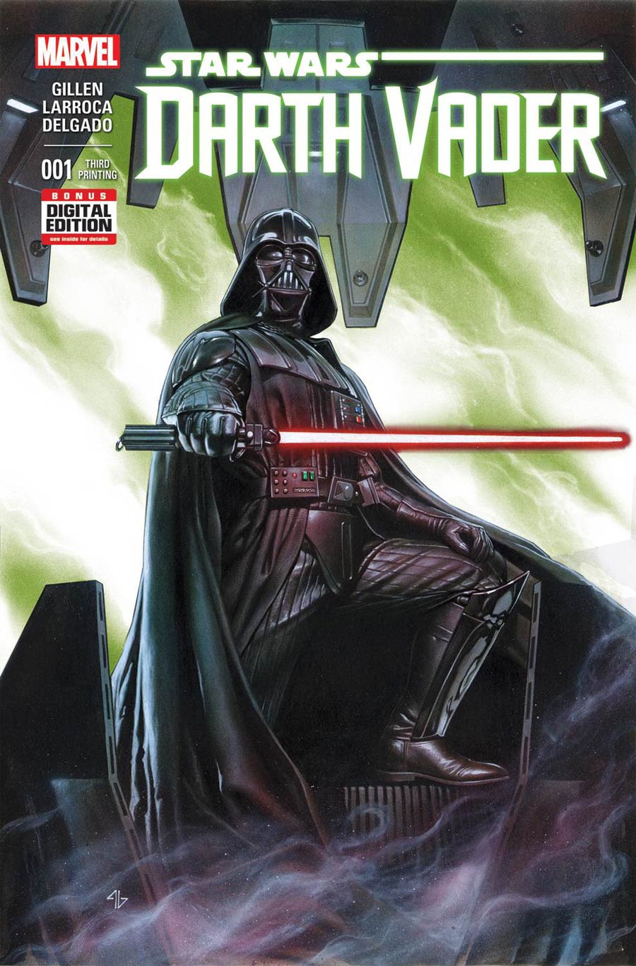 Darth Vader #1 Cover Z-E 3rd Ptg Adi Granov Variant Cover