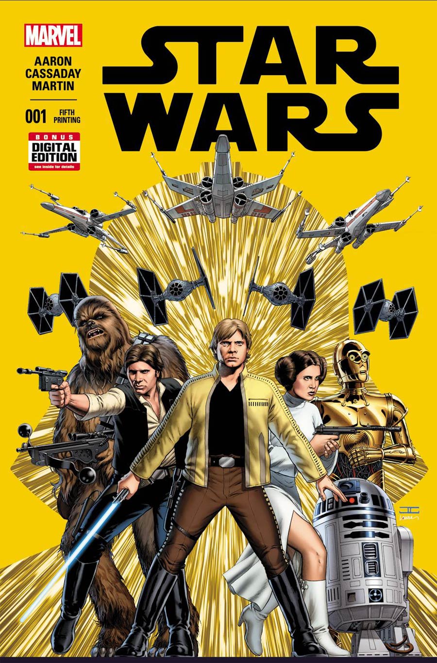 Star Wars Vol 4 #1 Cover Z-Z-K 5th Ptg John Cassaday Variant Cover