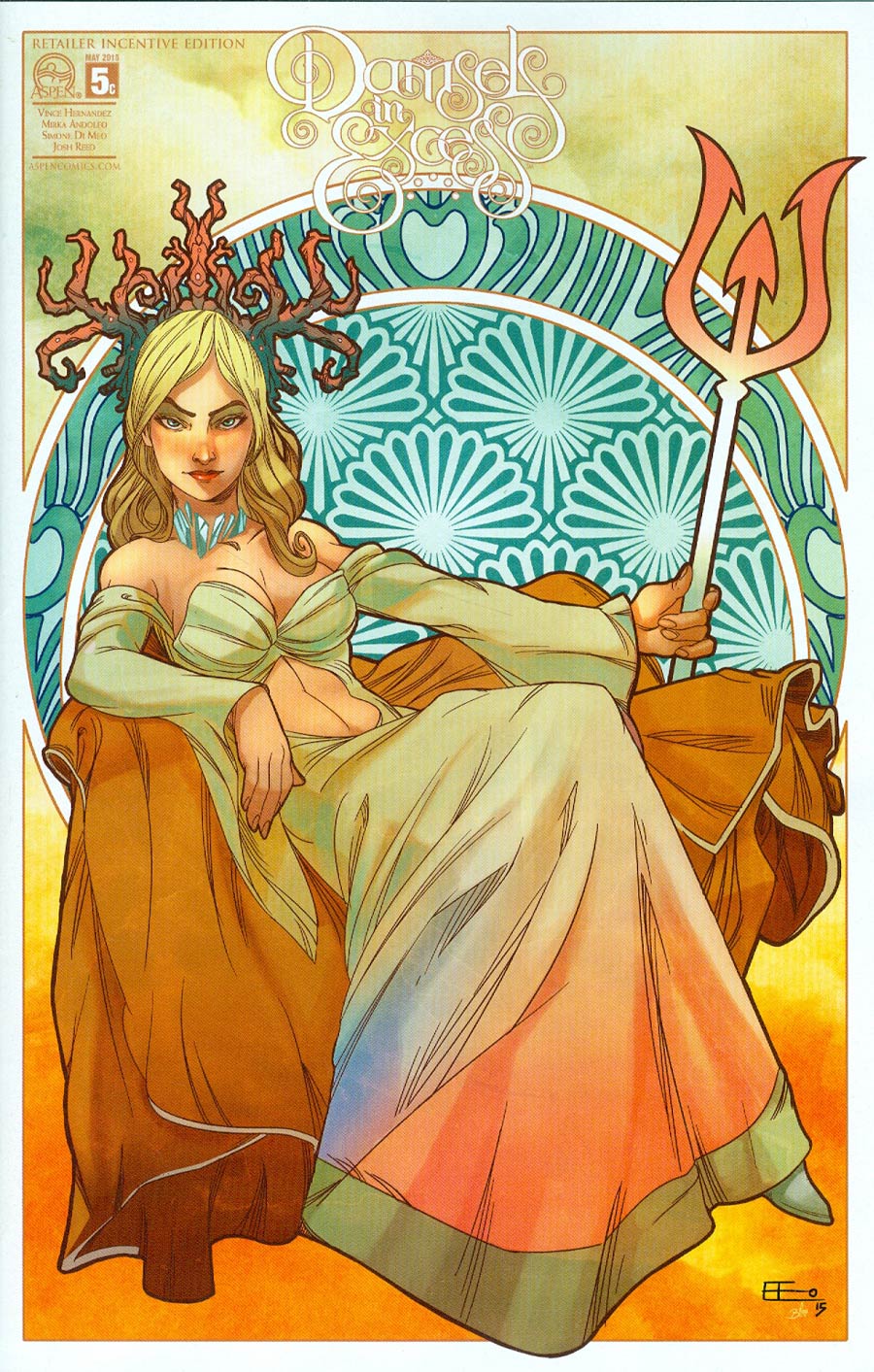 Damsels In Excess #5 Cover C Incentive Emilio Lopez Variant Cover