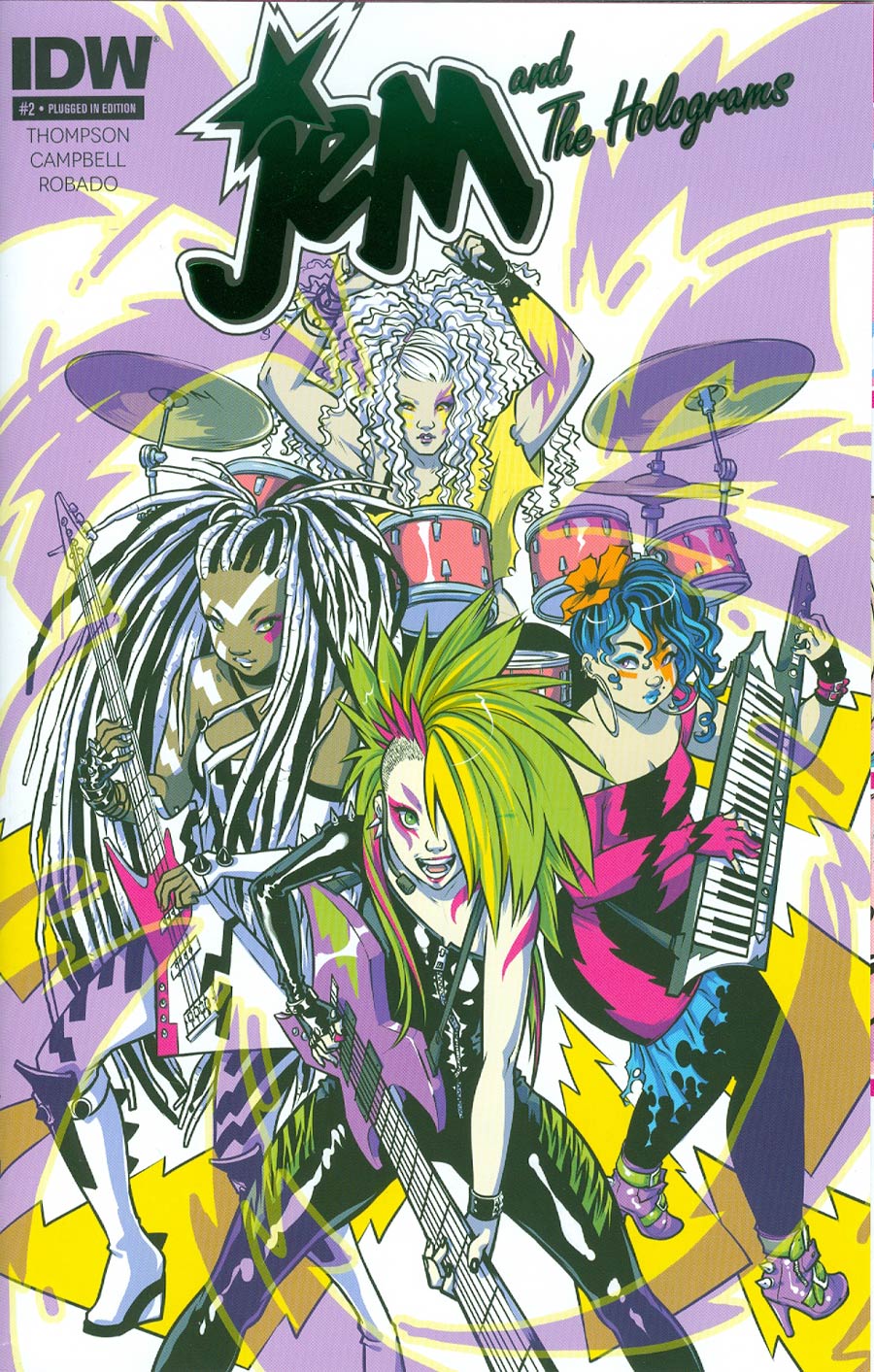 Jem And The Holograms #2 Cover G Plugged-In Edition 1st Ptg