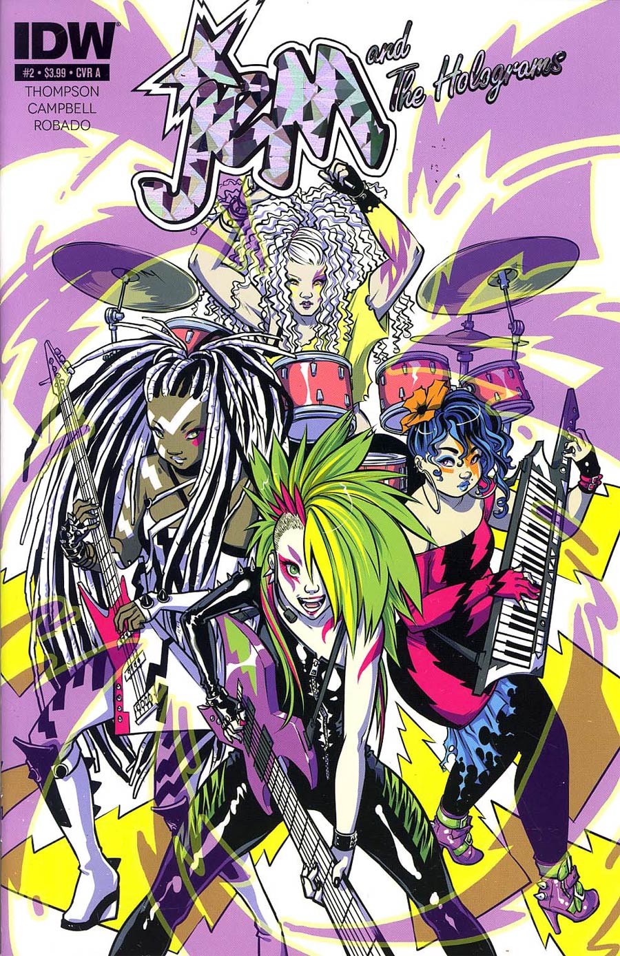 Jem And The Holograms #2 Cover A Regular Ross Campbell Band Cover