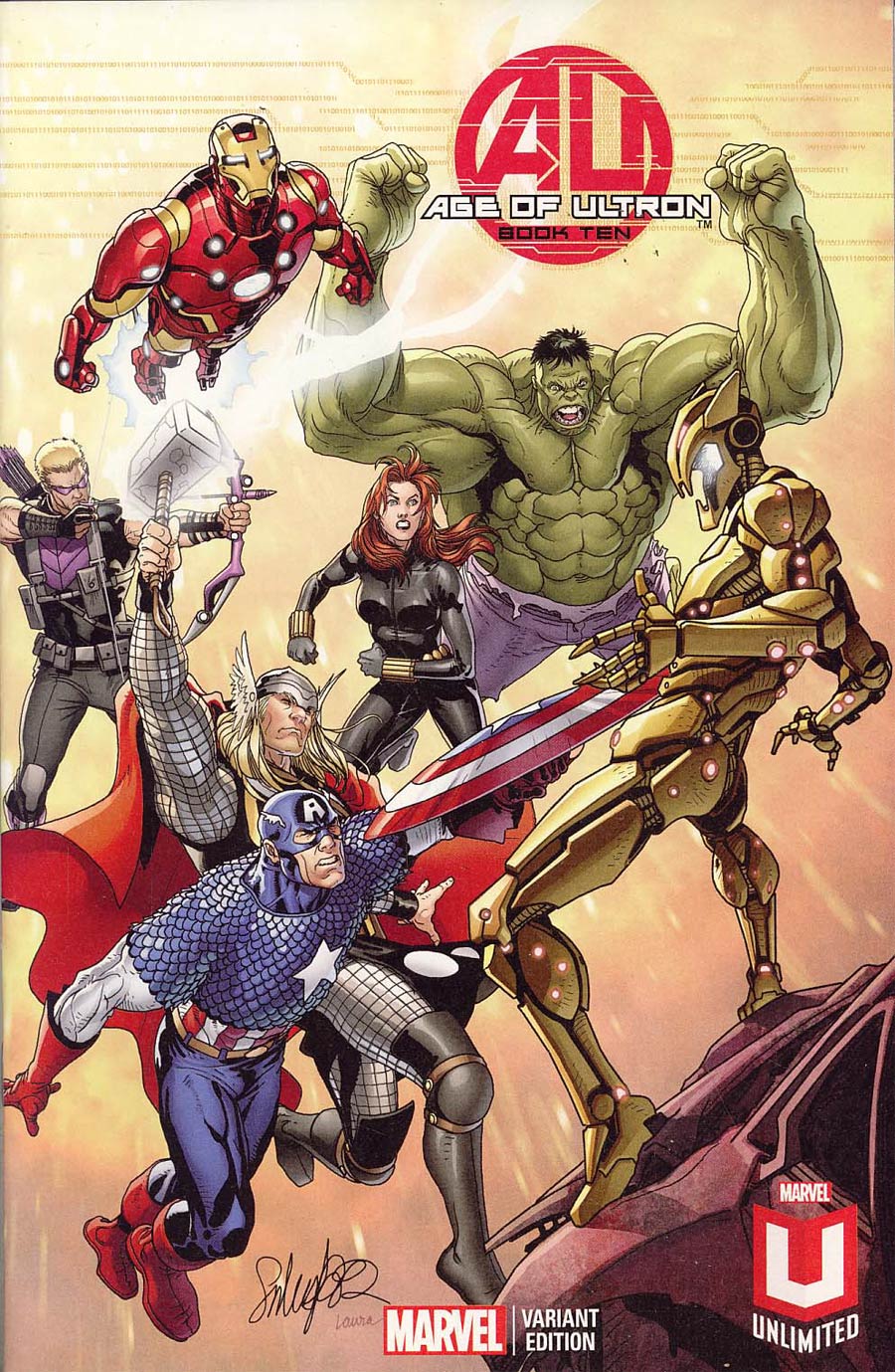 Age Of Ultron #10 Cover K Marvel Unlimited Variant Edition