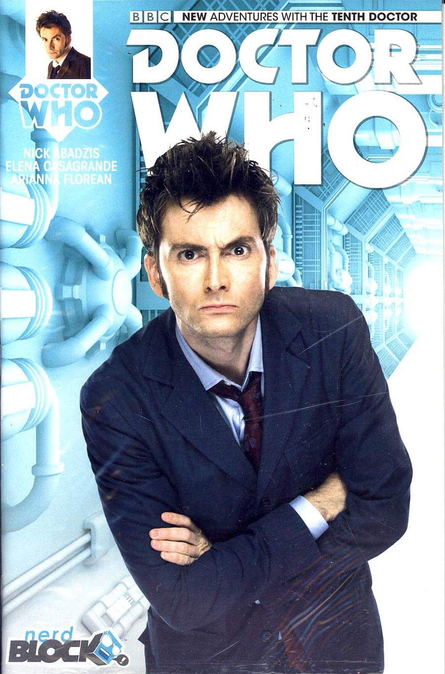 Doctor Who 10th Doctor #1 Cover M Nerd Block Variant
